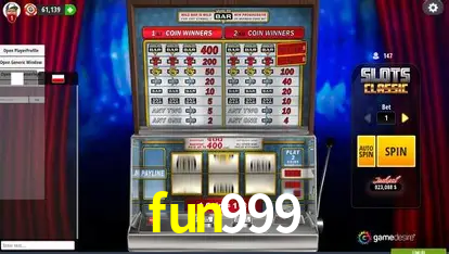 Descubra o Mundo do Cassino Online com fun999